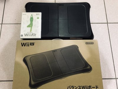 稀少限量黑Wii Fit 平衡板已消毒/附Wii Fit 日文遊戲片平衡板/瑜珈板.塑身平衡板＋光碟片(土城可相約面交)