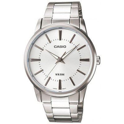 【金台鐘錶】CASIO 卡西歐 不鏽鋼錶帶 防水50米 女錶 (銀面) LTP-1303D-7A
