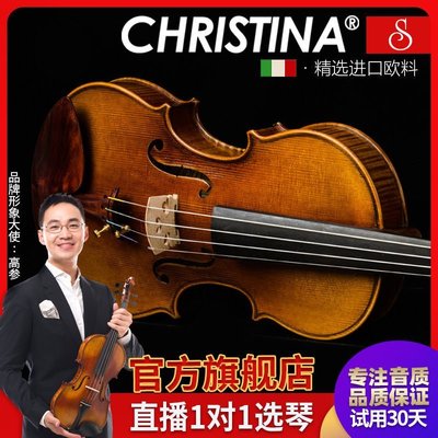 下殺 S600 Christina克莉絲蒂娜進口歐料專業演奏手工小提琴**