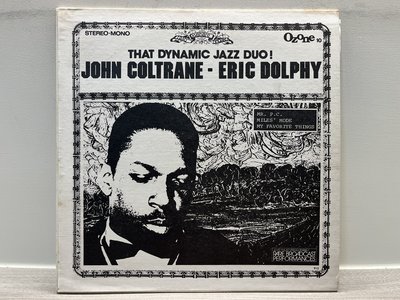 晨雨黑膠【爵士】美版,Ozone,70s,Coltrane & Eric Dolphy–Dynamic Jazz Duo