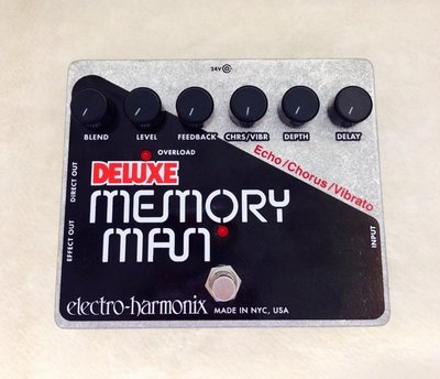立昇樂器 Electro-Harmonix EHX Deluxe memory man 效果器 綜合效果器