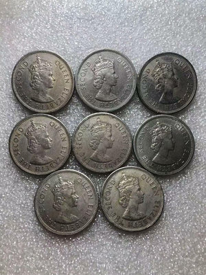 【二手】 香港伊麗莎白大一元硬幣 1960年–1975年 八 全1746 錢幣 紙幣 硬幣【經典錢幣】