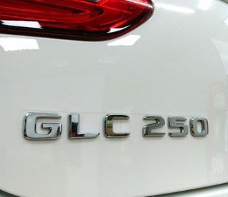圓夢工廠 Benz 賓士 GLC X253 C253 GLC250 2015~2019 後車箱 尾門字貼字標車標 鍍鉻銀