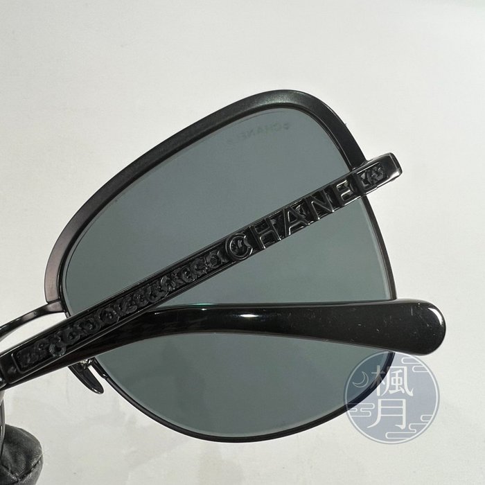 BRAND楓月 CHANEL 香奈兒 4270 黑色 蝴蝶型 墨鏡 眼鏡 配件 穿搭 遮陽