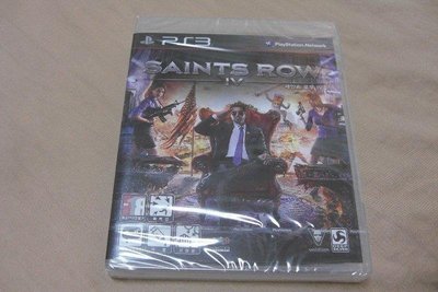 【全新現貨1片】 PS3 黑街聖徒 4 Saints Row 4 韓版英文版