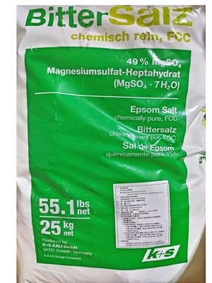 硫酸鎂.洩鹽.瀉鹽.鎂鹽-食品級-25公斤-德國原裝袋-正勤含稅-700804