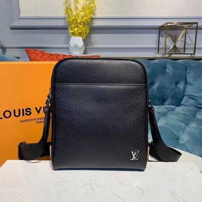 【二手】Louis Vuitton LV 路易威登 ALEX BB 新品 經典皮革 男士肩背斜背包信差袋 M30265