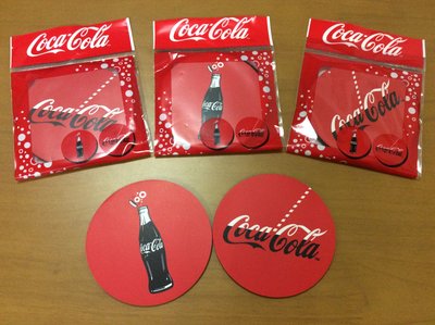 可口可樂 Coca-Cola 杯墊 (2入) 絕版品