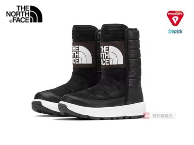 -滿3000免運-[雙和專賣店]The North Face 女 鋪棉保暖防水雪靴/3K39/黑