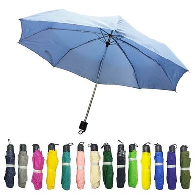 【贈品禮品】B2415 手提素面折疊傘/素色傘/晴雨傘陽傘/舒適好握/可客製贈品禮品