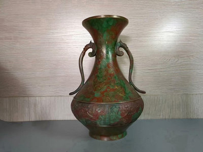 日本銅花瓶822