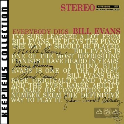 【進口版】人人都懂艾文斯 EVERY BODY DIGS BILL / 比爾艾文斯Bill Evans--7230182