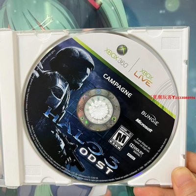 原裝XBOX360游戲光盤光碟 光環 HALO 3 ODST美版亞洲機玩 中文『三夏潮玩客』