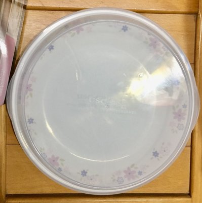 美國CORELLE 康寧餐盤花漾派對10吋平盤+10吋微波蓋