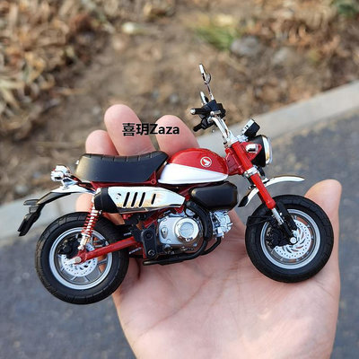 新品青島社1/12本田Honda小猴子monkey125仿真合金摩托車模型金屬玩具