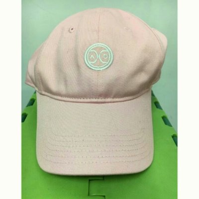 A’N’D ✕ SQUAD PRINT  LOGO CAP  老帽 白色/粉色
