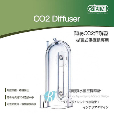【透明度】iSTA 伊士達 CO2 Diffuser 簡易CO2溶解器(拋棄式供應組專用)【一組】增加二氧化碳溶解面積