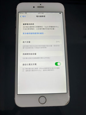 iPhone 6s Plus 64G 玫瑰金 8成5新 6SPLUS 64GB