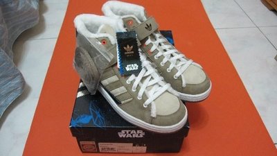 adidas x Star Wars Hoth Skate High by CLOT 星際大戰 毛毛蟲 全新正品 99/04/16(附JUICE購買證明影本)