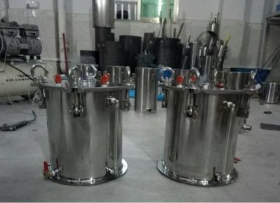 [帶液位計] 304不鏽鋼壓力桶、碳鋼壓力桶、真空桶、真空罐、點膠壓力罐全系列 加送配件 (3公升桶)