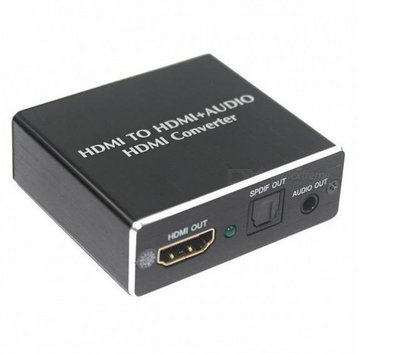 【紘普】支援4K2K HDMI音頻分離器音源分離 HDMI TO HDMI+光纖SPDIF+3.5MM轉換器 音訊分離