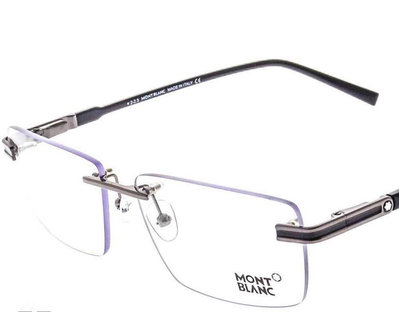 ［Project嚴選］ 「Montblanc萬寶龍」 MB692商務紳士無邊鏡框/經典彈簧鏡腳眼鏡/無框光學眼鏡