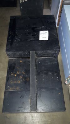 "可寄送"運費自付二手木頭雙層三格展示木箱500元