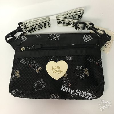 [Kitty 旅遊趣] Hello Kitty 斜背包 凱蒂貓 泰迪熊