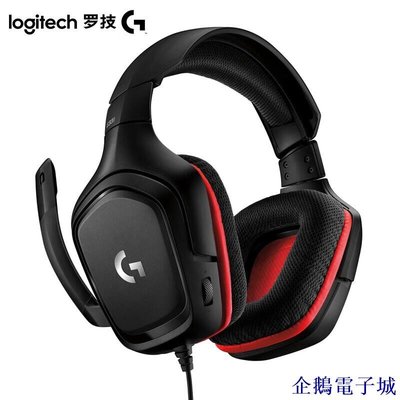 溜溜雜貨檔羅技（Logitech）  G331 遊戲耳機 有線立體聲 頭戴式 黑色