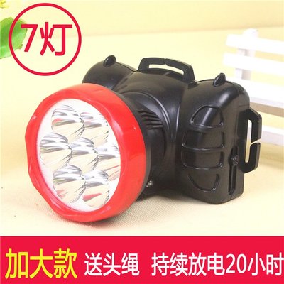 8811頭戴式LED強光頭燈 充電式頭頂手電筒 兩檔可調夜釣電筒礦燈