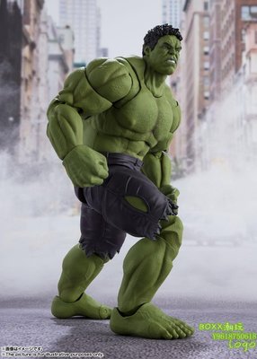 BOXX潮玩~【全新】萬代 SHF 復仇者聯盟集合 綠巨人 浩克 Hulk 戰損版