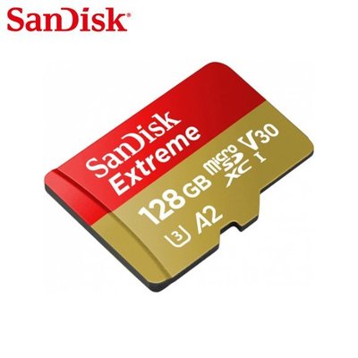 SanDisk 128G Extreme A2 U3 UHS-I 190MB 高速記憶卡 (SD-SQXAA-128G)