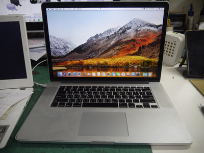 4129 Apple MACBOOK Pro A1398  2012年製  i7  四核心筆電 百元起標.