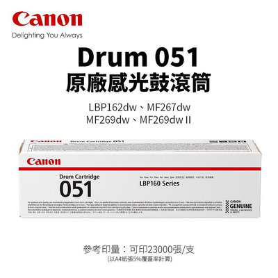 【樂利活】CANON DRUM 051 原廠感光鼓滾筒