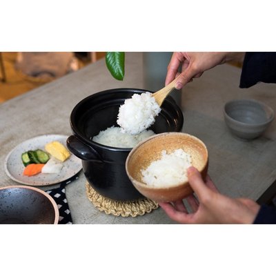日本進口明山窯手工陶土4合土鍋 信樂燒家用小森林日式煮飯砂鍋