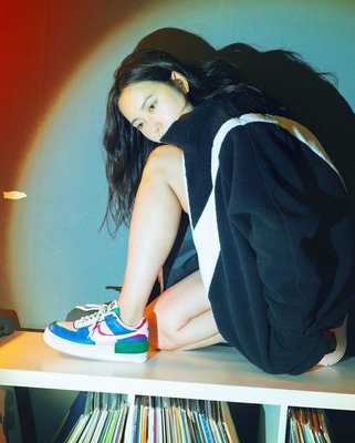 Nike AF1 Shadow 馬卡龍糖果 藍粉色 拼接 厚底 休閒運動 滑板鞋 CI0919 400 女鞋