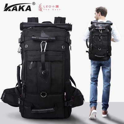 旅行包《LEO包舖》KAKA 大容量 50L多用途後背包（登山包、露營包、旅行包）