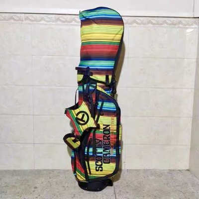【MOMO嚴選】新款tit高爾夫球包超輕防水尼龍便捷男士卡梅隆支架包golf腳架袋