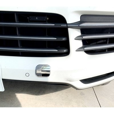 【JR佳睿精品】18-up Porsche Cayenne 536 凱宴 鍍鉻拖車蓋 前保桿飾框 改裝配件精品