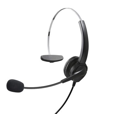 單耳頭戴耳機附調音靜音鍵【仟晉資訊】東訊TECOM DX-9906E電話耳機麥克風 麥克風耳機 單耳電話耳機