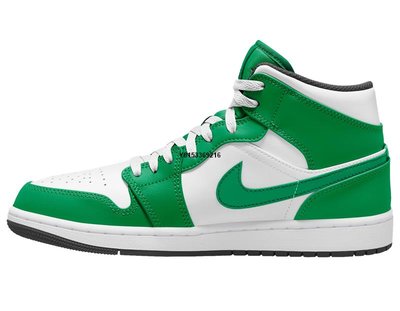 Air Jordan 1 Mid “Lucky Green” 幸運綠 白綠 籃球鞋 DQ8426-301
