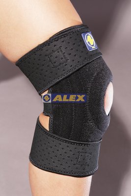ALEX矽膠雙側條護膝(只)T-42 登山重裝備專用