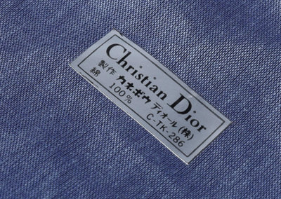 5/21結標 名牌 Christian Dior 100%棉 披肩 絲巾 手帕 等 三件 B050629 -家居 寢具 織品 手絹 毛巾 手帕 桌布 茶巾 領巾