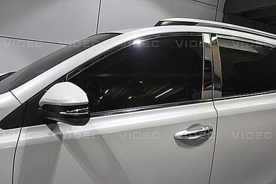 威德汽車精品 豐田 TOYOTA NEW RAV4 全車 車窗飾條 材質 白鐵不鏽鋼