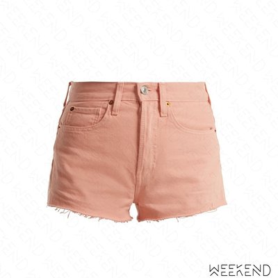 【WEEKEND】 RE/DONE The Short 經典 抽鬚 牛仔 短褲 熱褲 粉色