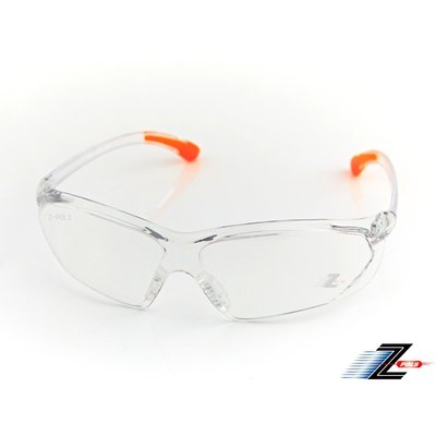 【Z-POLS】帥氣有型質感透明防風抗紫外線頂級運動太陽眼鏡Y5(抗紫外線 透明防風防飛沫防疫超實用!)
