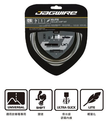 JAGWIRE SCK000 Elite Sealed Shift 低摩擦全防護變速線管 尊爵款 ☆跑的快☆