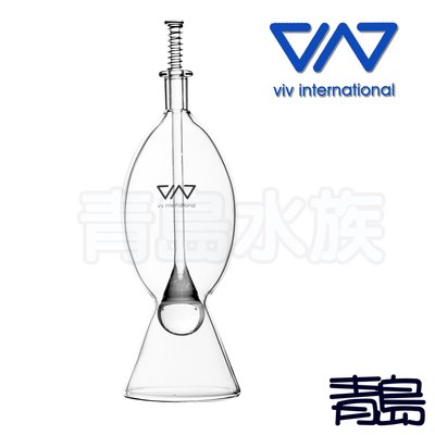 Y。。。青島水族。。。400-00香港VIV----Hanging Feeder玻璃 餵食器(超白玻璃)==喇叭口