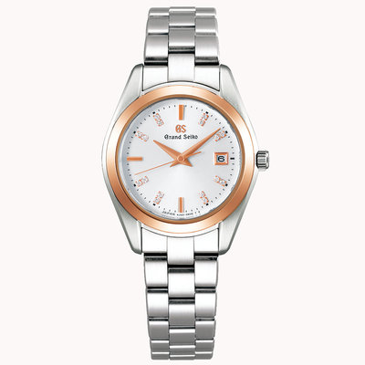 預購 GRAND SEIKO GS STGF274 精工錶 石英錶 藍寶石鏡面 28.9mm 玫瑰金 鑽石面盤 鋼錶帶