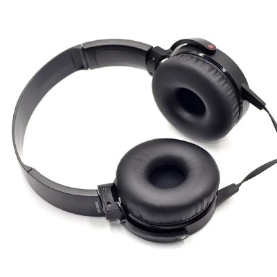 gaming微小配件-XB450替換耳罩 適用SONY MDR-XB450AP AB XB550 XB650 XB400 耳機套 附背膠 一對-gm